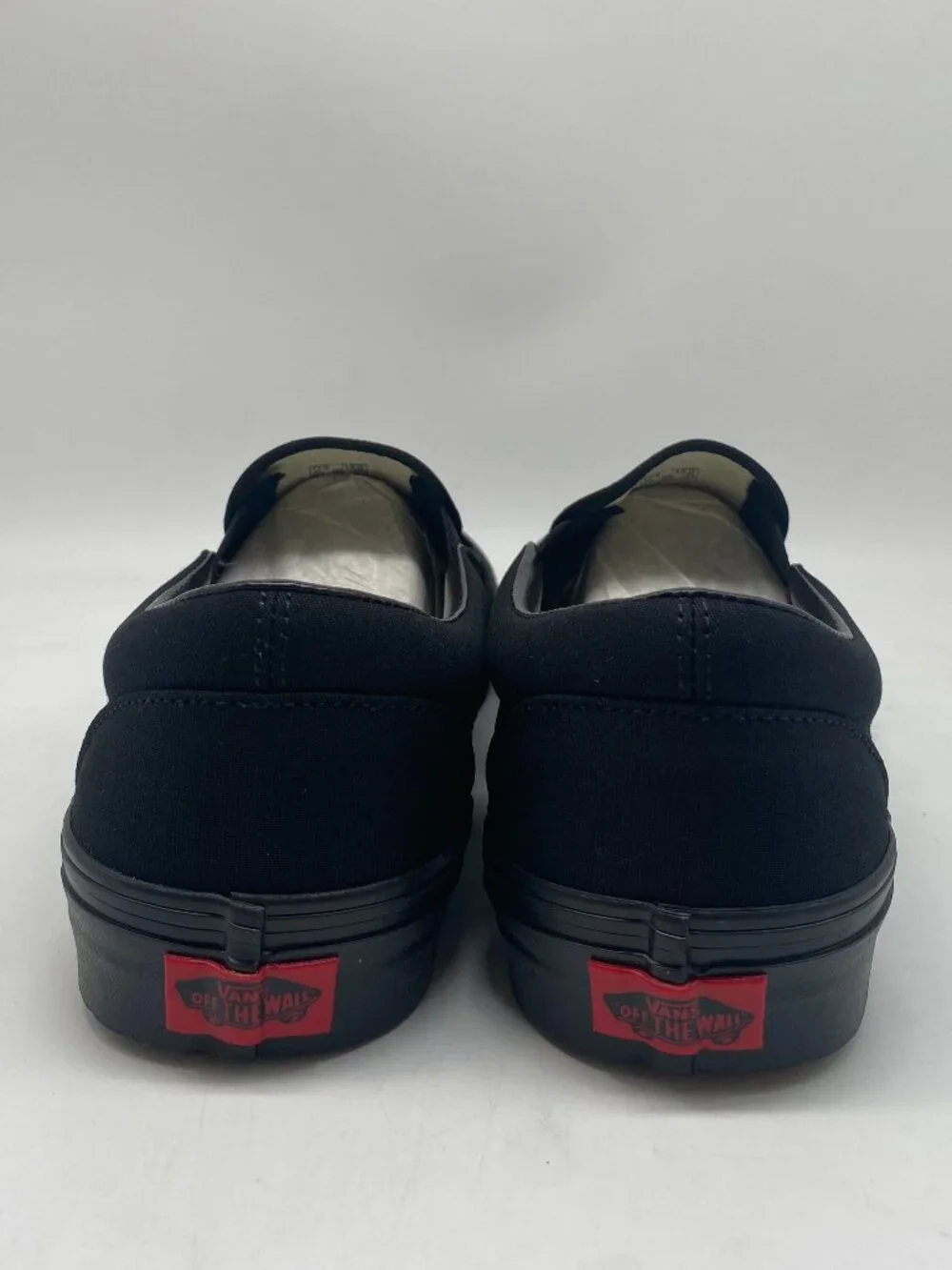 VANS CLASSIC SLIP-ON ALL BLACK US MEN SIZE 11.5
